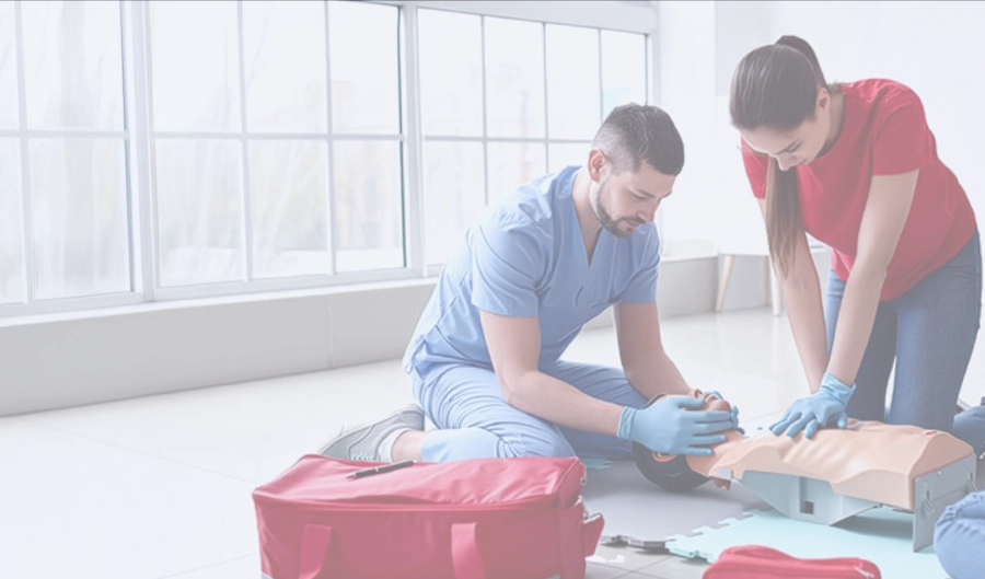 Care professionals in training
